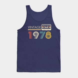 Vintage 1978 Limited Edition Cassette Tank Top